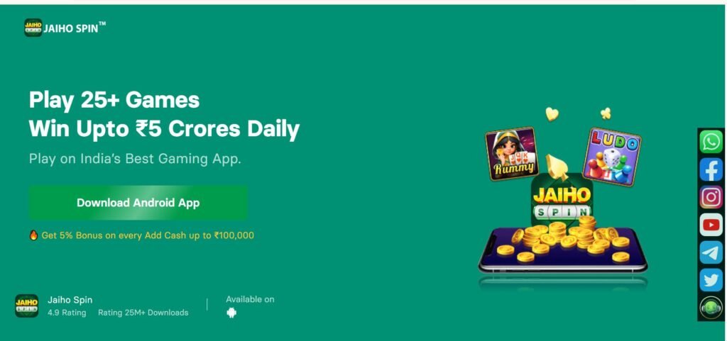 Jaiho Spin 100% Latest Version